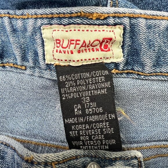 Vintage Y2K Flare Bootcut Denim Jeans Mid-Rise Full Length Bell Bottoms 90s 00s - Picture 6 of 8